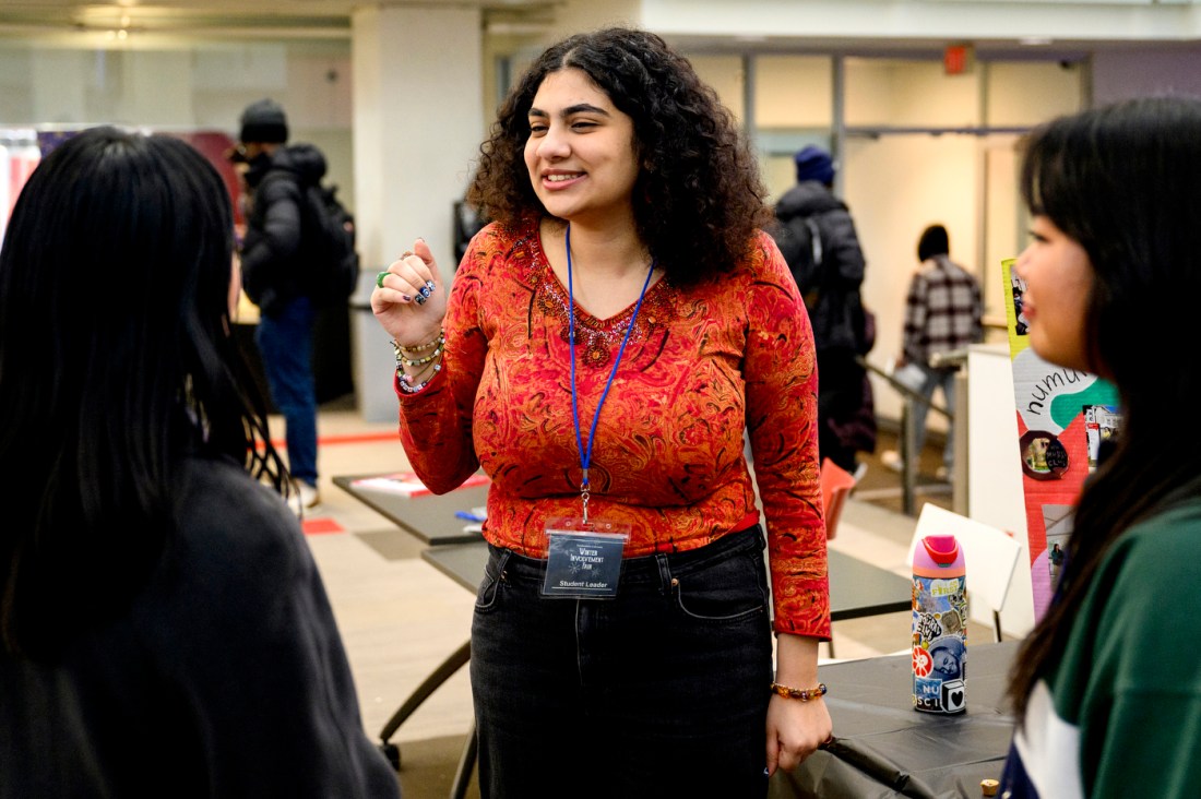 Three members of the Northeastern community discuss clubs.