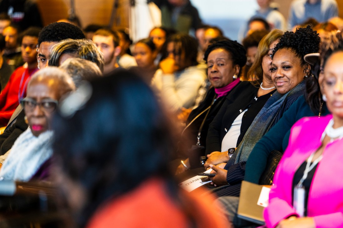 Attendees seated at Northeastern's MLK event.