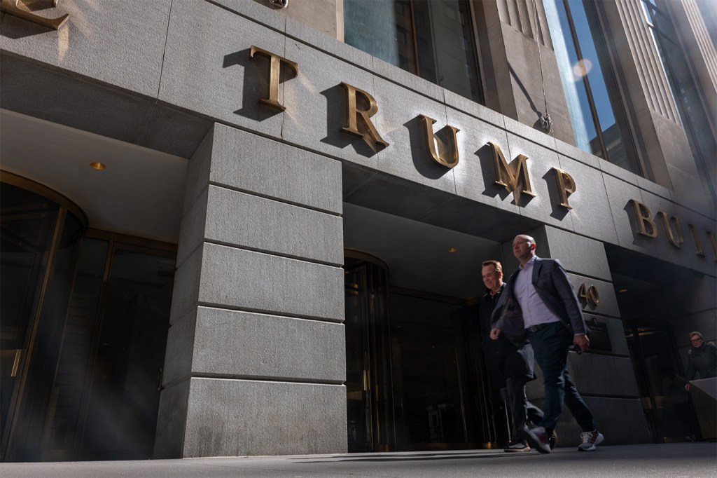 Exterior of Trump Tower in New York.