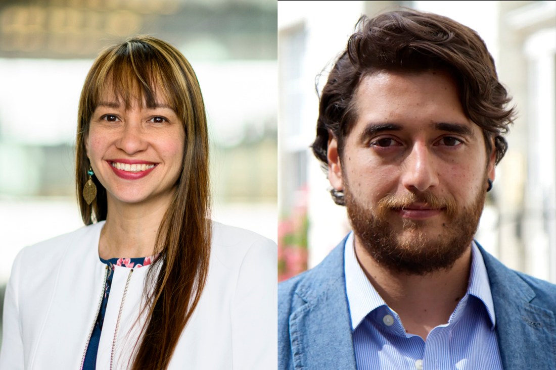 headshots of Mai'a Cross and Calderon Martinez