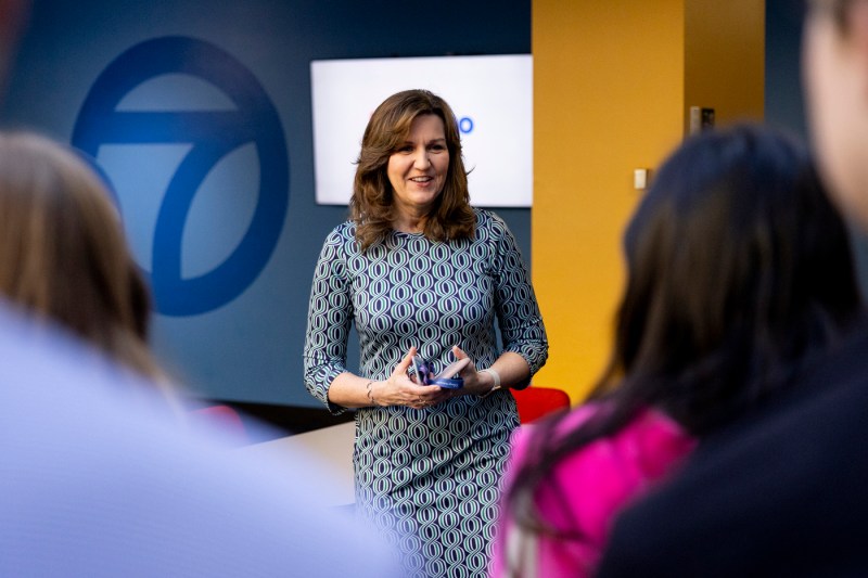 Headshot of Vice President of News Tracey Watkowski Silva. 