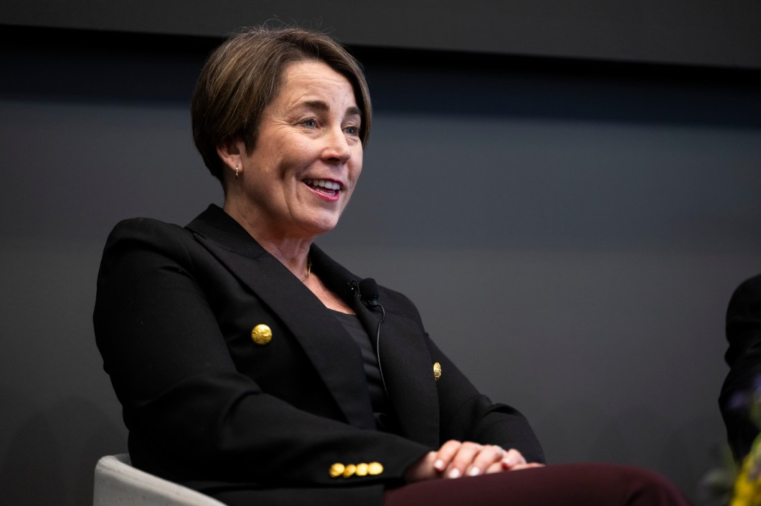 Maura Healey smiling.