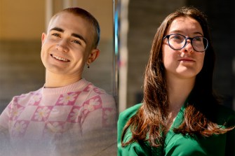 Headshot of Matty Coleman (left) and Federica Ciummo (right).