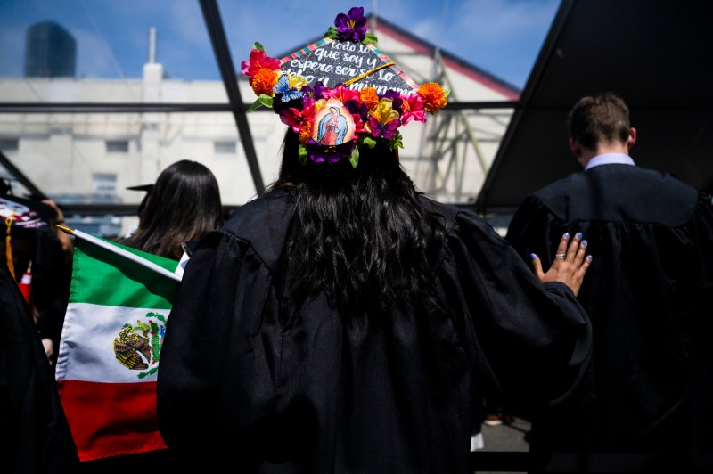 College of Science students at the graduation ceremony.