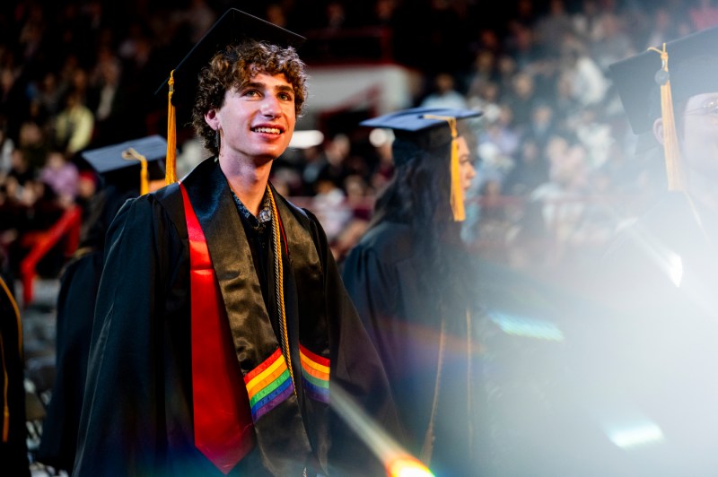 College of Science students at the graduation ceremony.