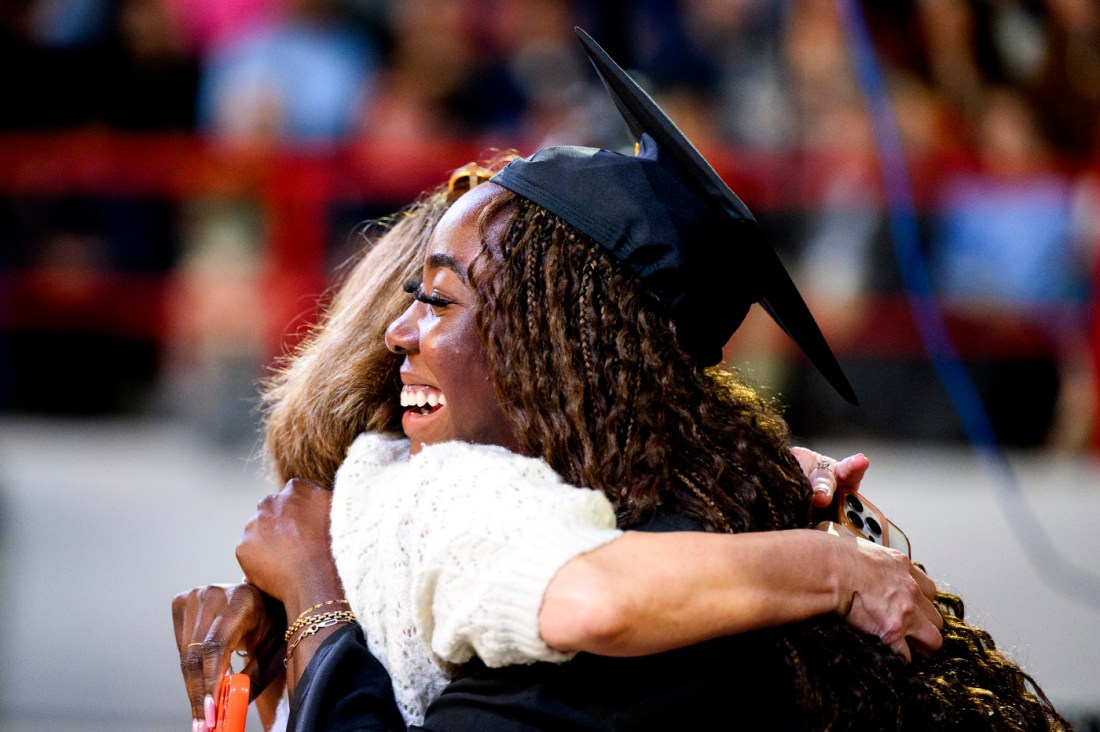 College of Science students at the graduation ceremony.