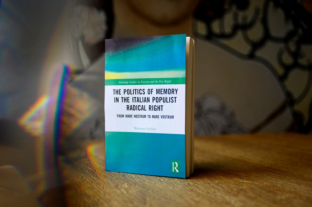 Cover of the book "The Politics of Memory in the Italian Populist Radical Right"