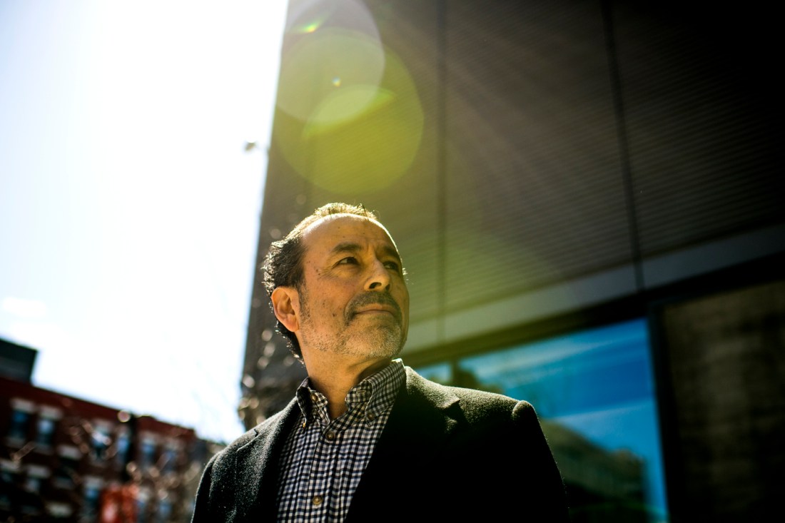 Headshot of Fernando Suarez outside on a sunny day.