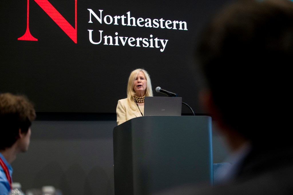 Susan Blumenthal, M.D. speaking at the Public Health Technology summit.