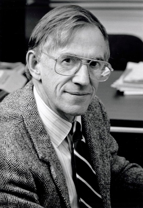 Black and white portrait of Nicholas Daniloff.