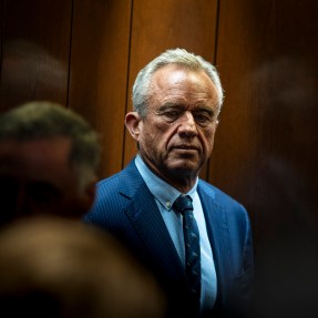 RFK Jr in a suit.