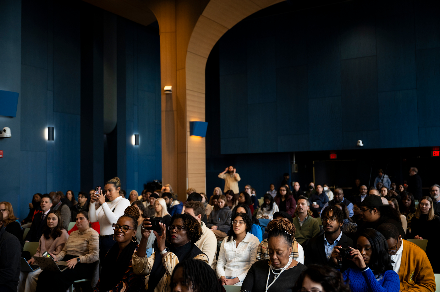 Audience members at the MLK Jr event.