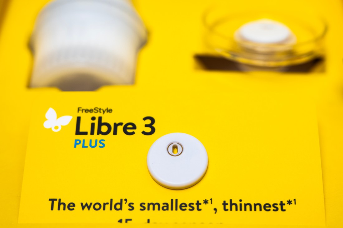 A yellow diabetes kit.